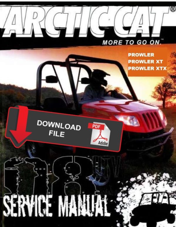 Arctic Cat 2008 Prowler 650 H1 4x4 XT M4 Service Manual