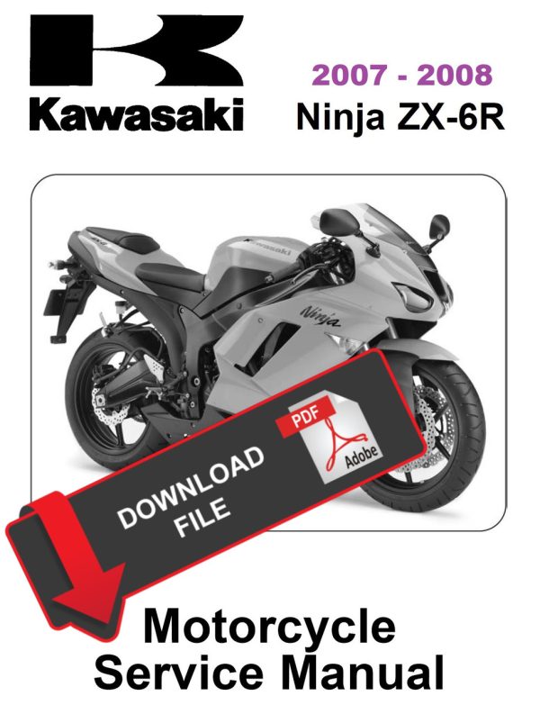 Kawasaki 2008 Ninja ZX-6R Service Manual