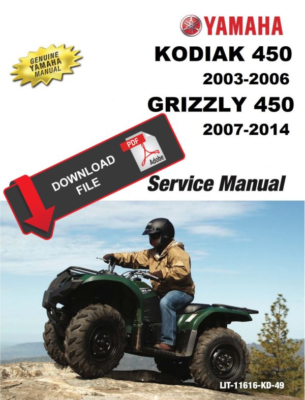 Yamaha 2003 Kodiak 450 Service Manual