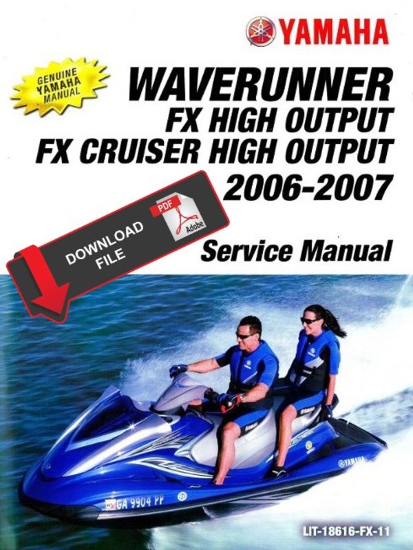 Yamaha 2007 Waverunner FX HO Service Manual