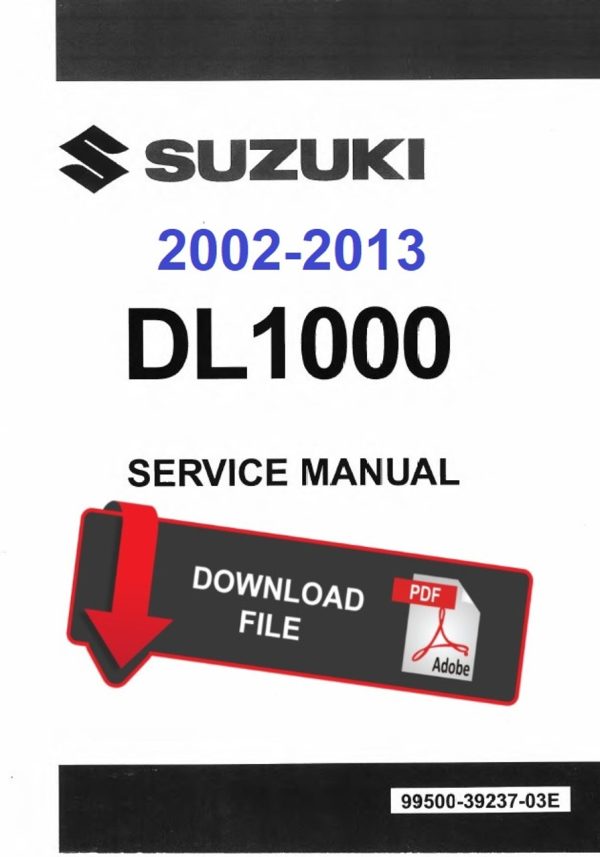 Suzuki 2003 DL1000 Service Manual