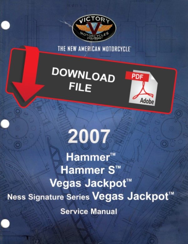 Victory 2007 Hammer S Service Manual