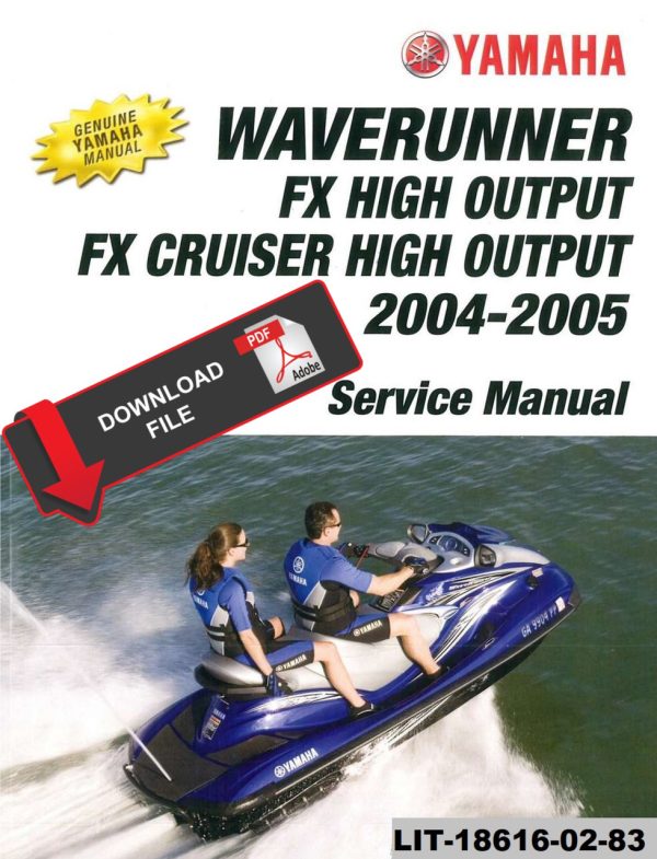 Yamaha 2004 Waverunner FX High Output Service Manual