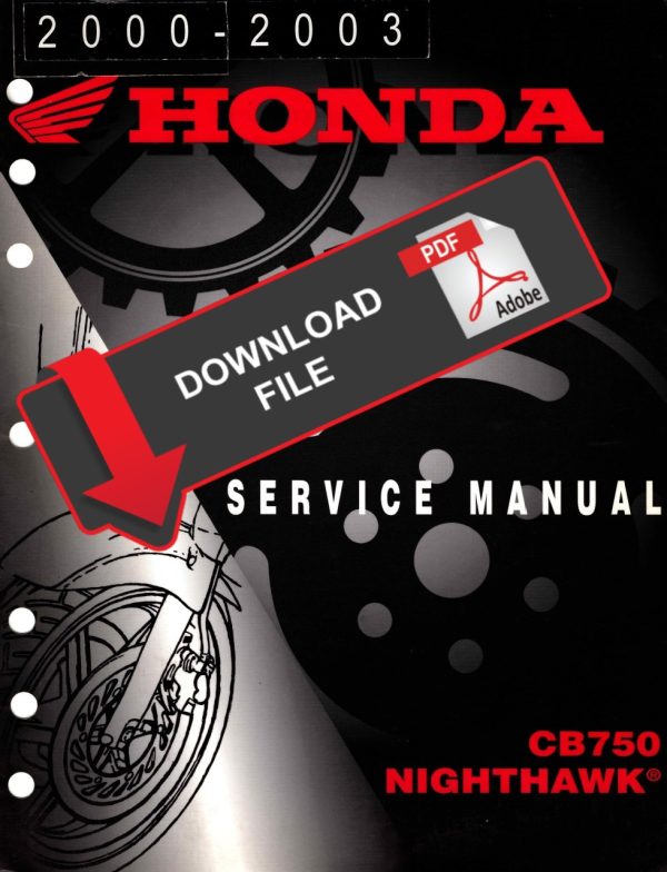 Honda 2003 CB750 Nighthawk Service Manual