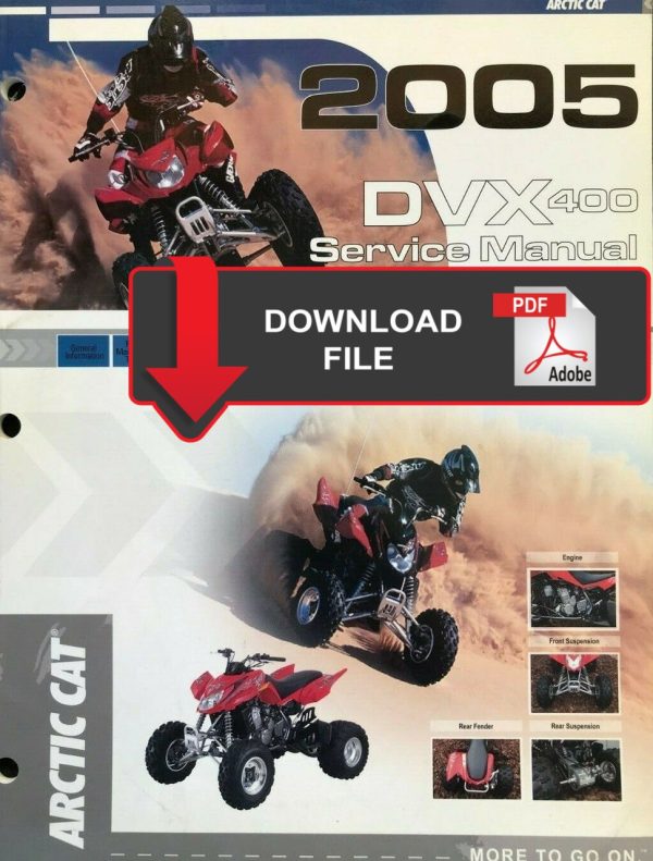 Arctic Cat 2005 DVX 400 Service Manual