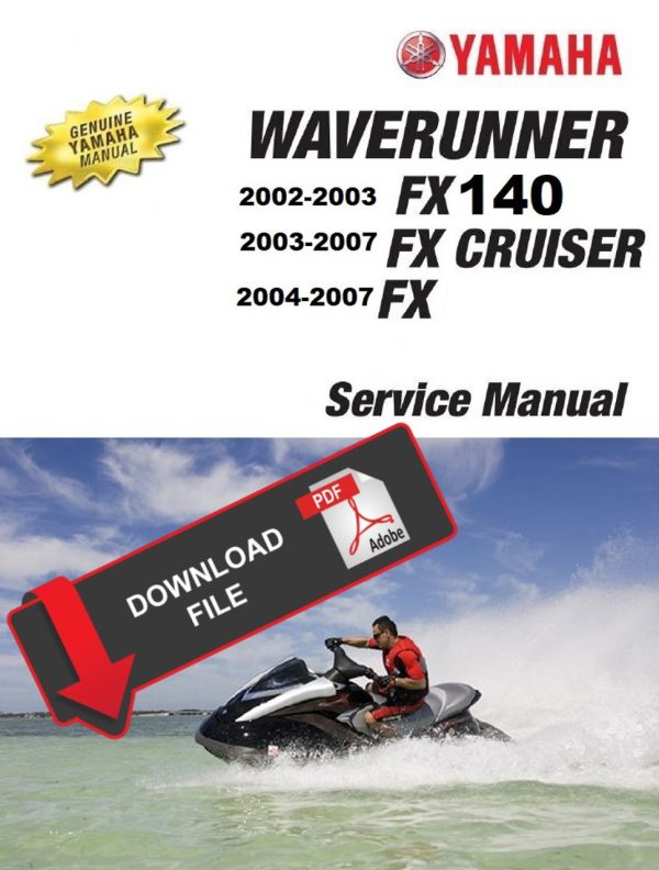 Yamaha 2007 Waverunner FX Cruiser Service Manual