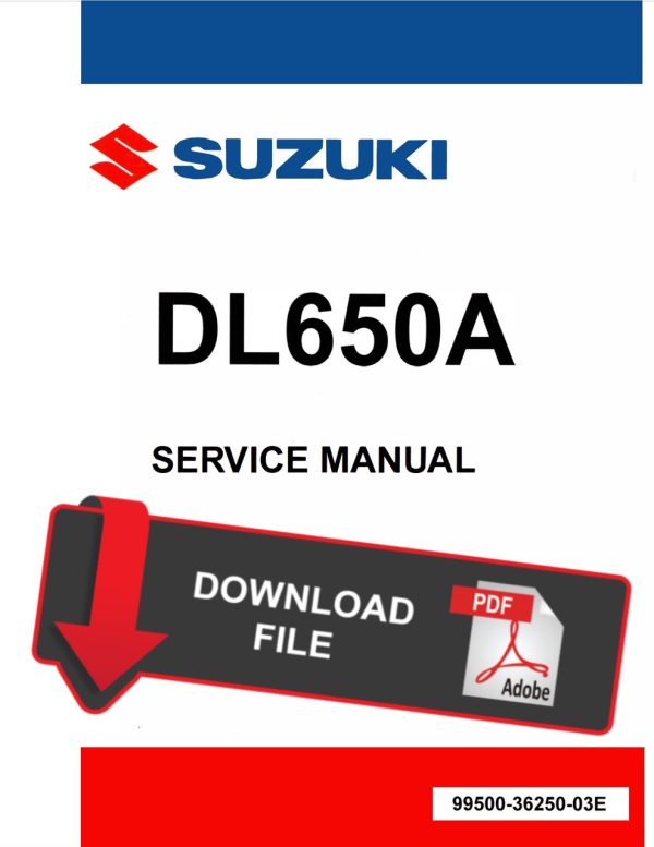 Suzuki 2017 DL650XA Service Manual