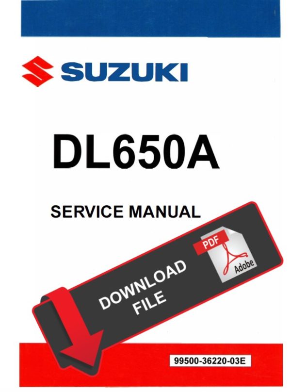 Suzuki 2015 V-Strom 650 XT Service Manual