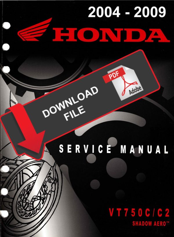 Honda 2004 VT750C Shadow Aero Service Manual