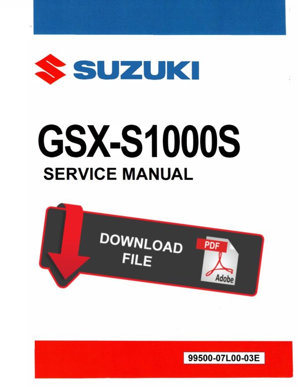 Suzuki 2019 GSX-S 1000S Service Manual