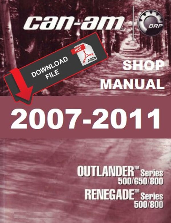 Can-Am 2008 Outlander 500 Service Manual