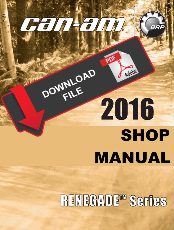 Can-Am 2016 Renegade 1000R Service Manual