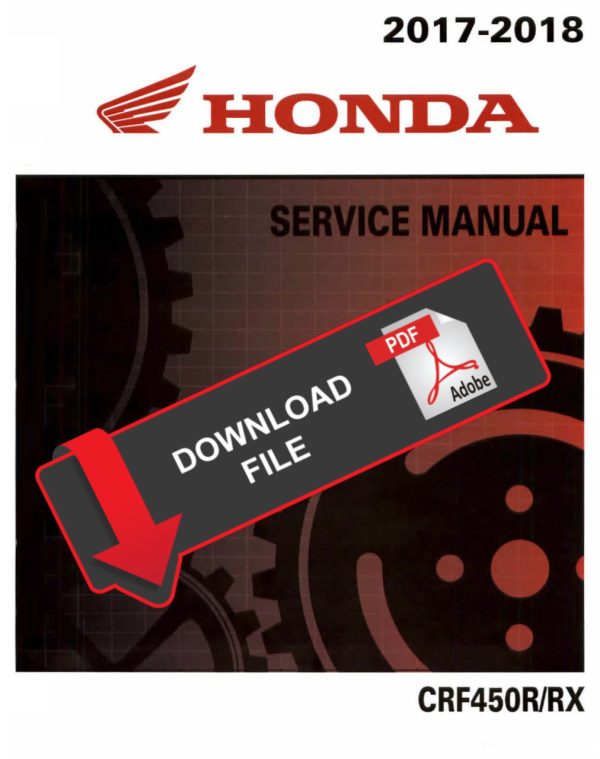 Honda 2017 CRF450RX Service Manual