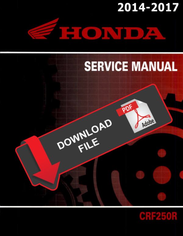 Honda 2017 CRF250R Service Manual