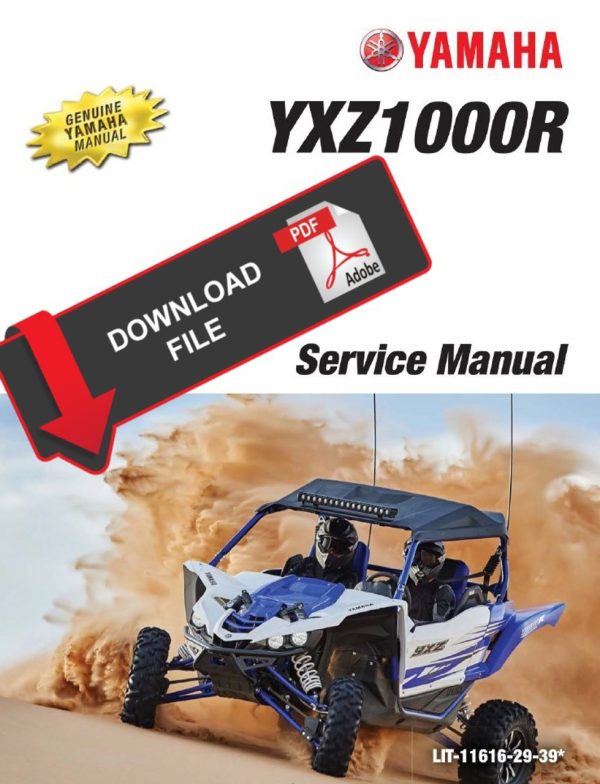 Yamaha 2016 YXZ1000R SE Service Manual