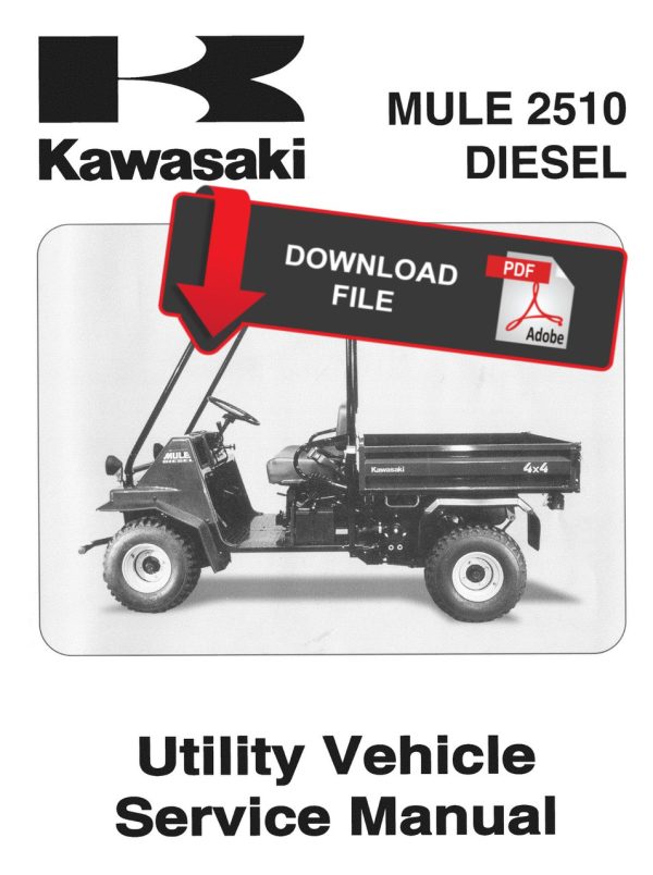 Kawasaki 2003 Mule 2510 Diesel Service Manual