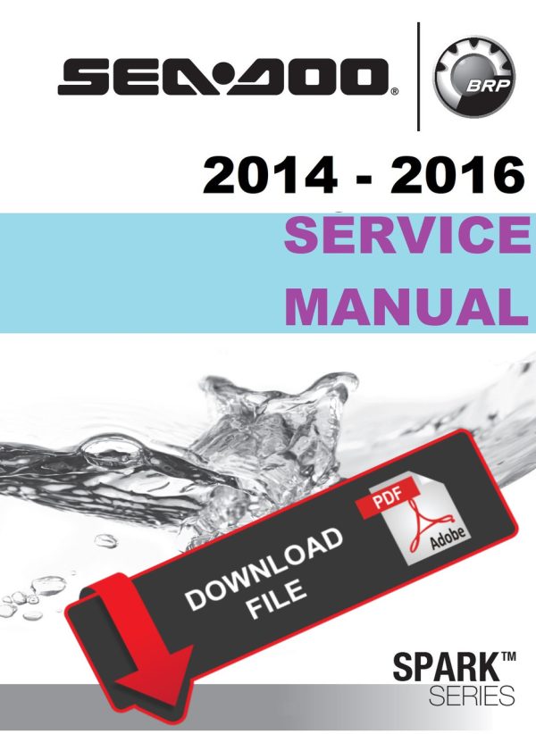 Sea-Doo 2015 Spark iBR Jetski Personal Watercraft Service Manual