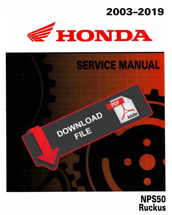 Honda 2012 Ruckus Service Manual