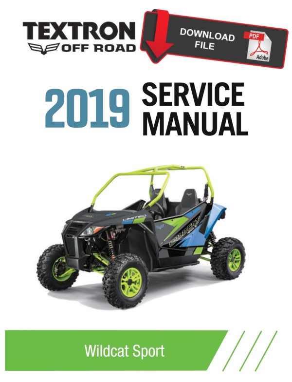 Textron Arctic Cat 2019 Wildcat Sport XT Service Manual