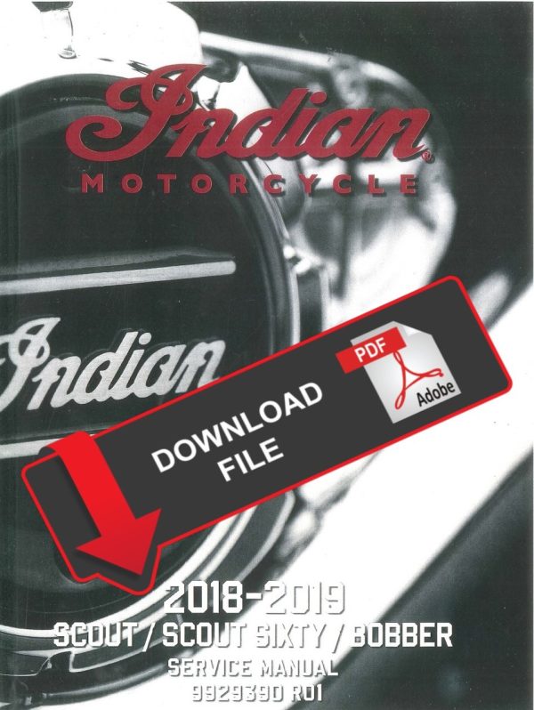 Indian 2019 Scout Bobber Service Manual