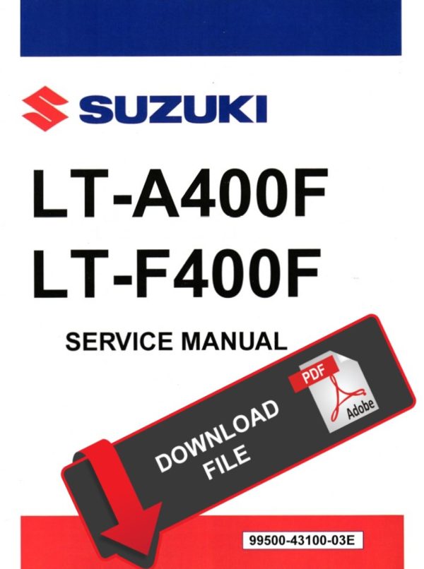 Suzuki 2015 King Quad 400 Service Manual