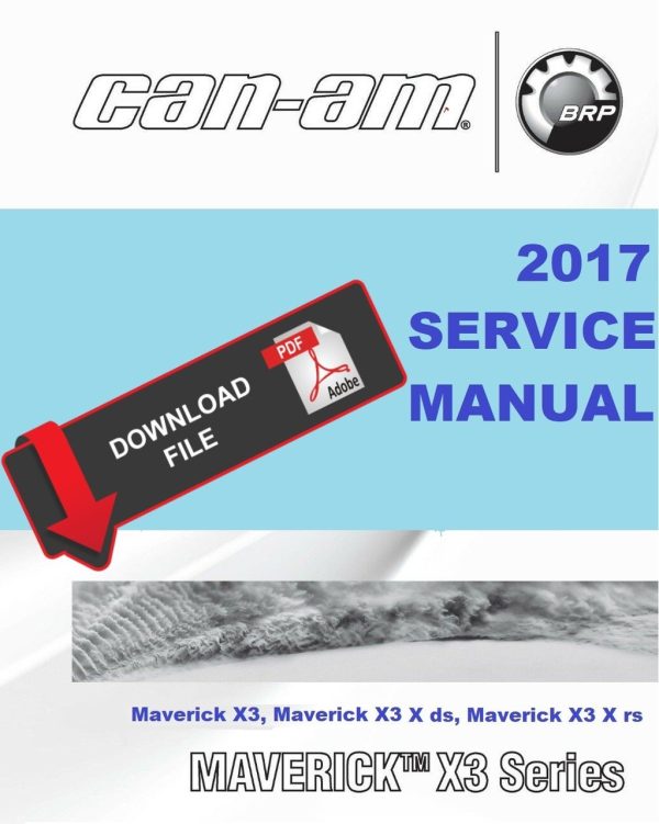 Can-Am 2017 Maverick X3 Service Manual