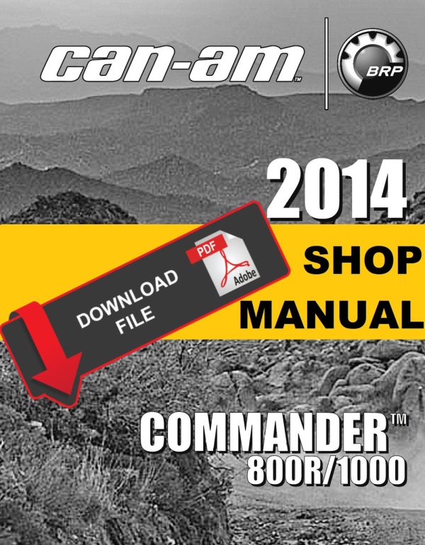 Can-Am 2014 Commander 800R Service Manual