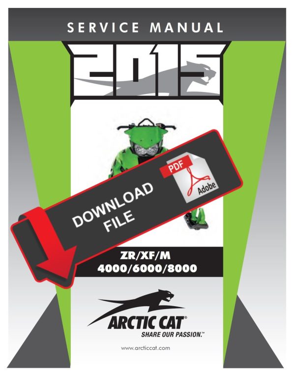 Arctic Cat 2015 XF 8000 Ltd Service Manual