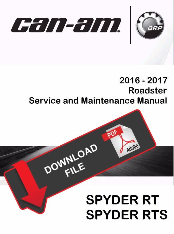 Can-Am 2016 Spyder RT Limited Service Manual