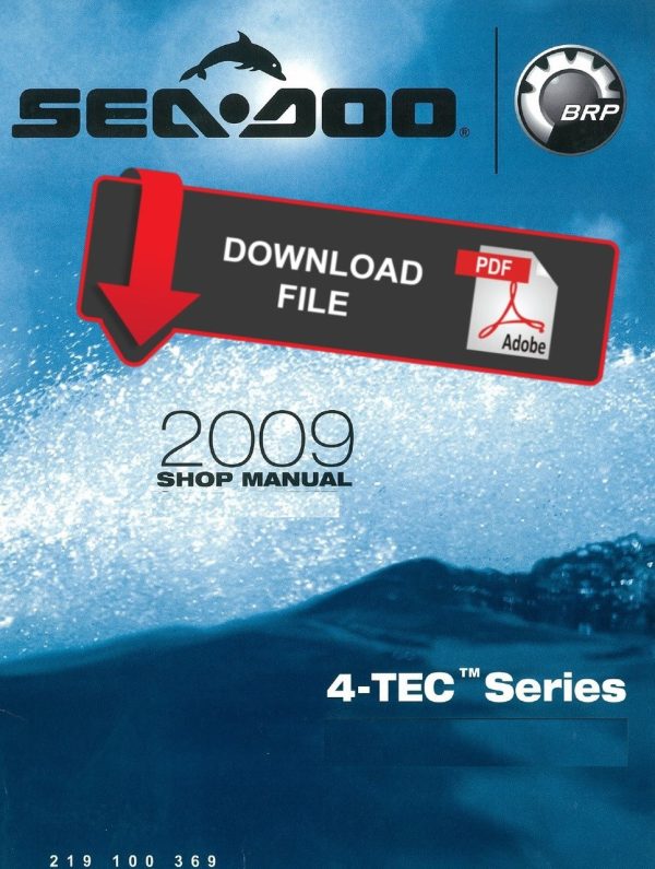 Sea-Doo 2009 GTI SE 130 Jetski Service Manual