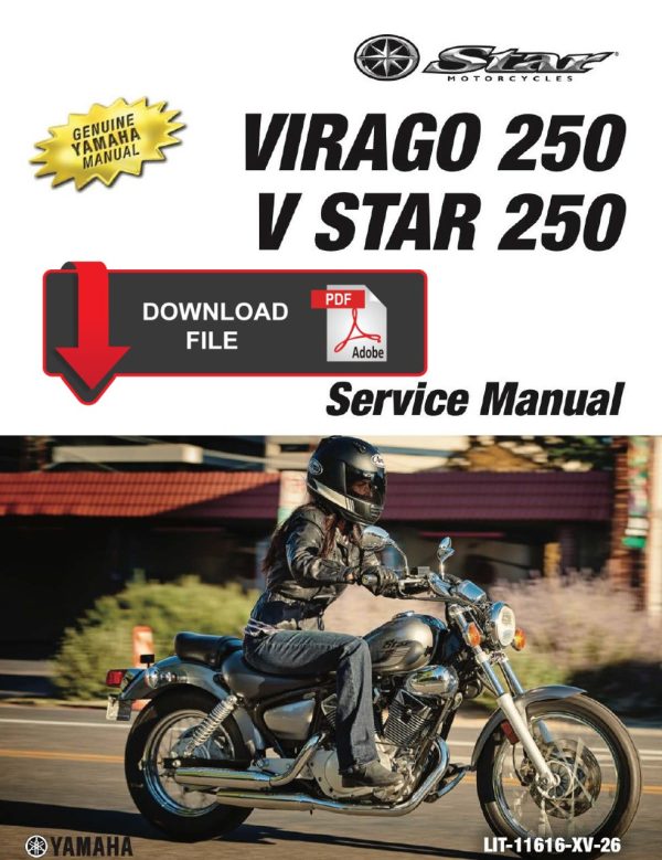 Yamaha 2016 V-Star 250 Service Manual