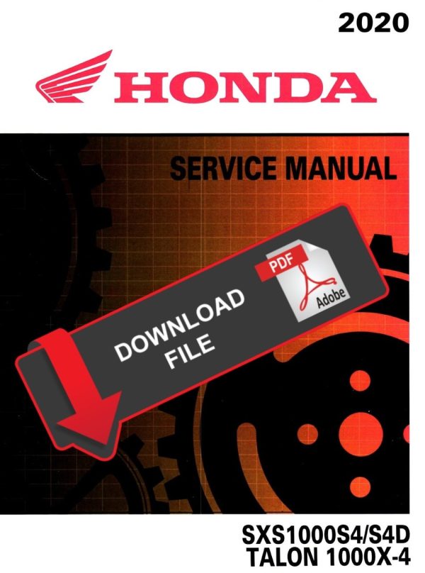 Honda 2020 SXS1000S4 Service Manual