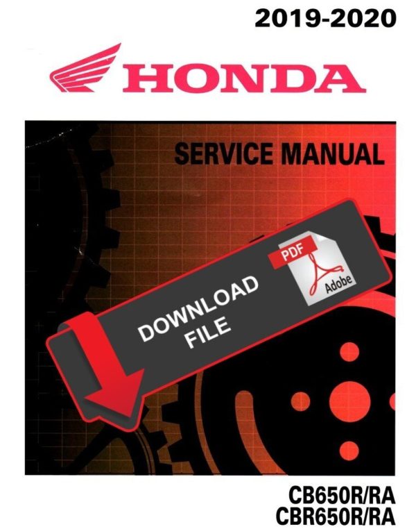 Honda 2019 CBR650R Service Manual