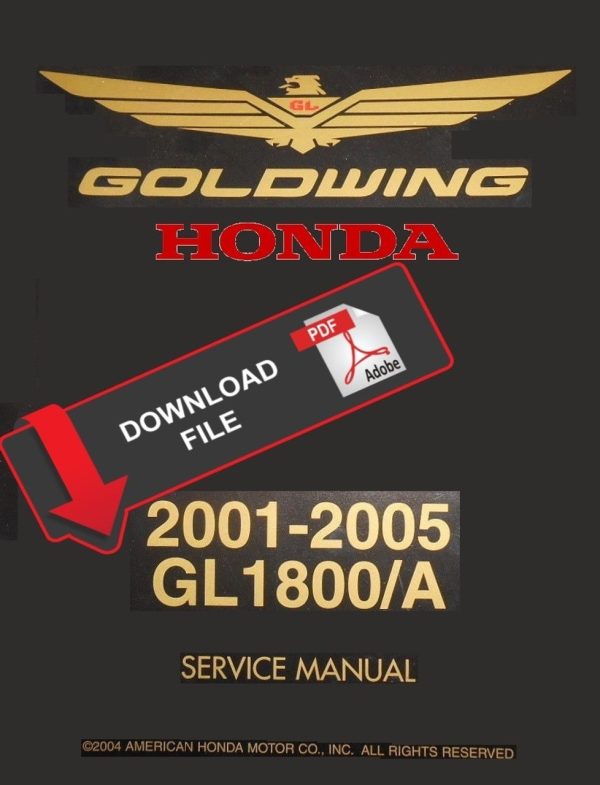 Honda 2005 Gold Wing 1800 Service Manual