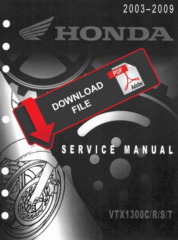 Honda 2006 VTX 1300 Service Manual