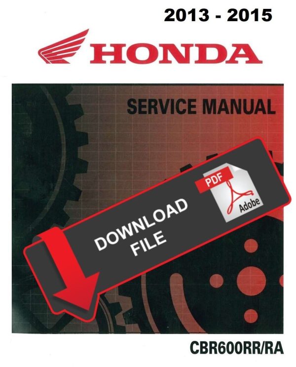 Honda 2014 CBR600RA Service Manual