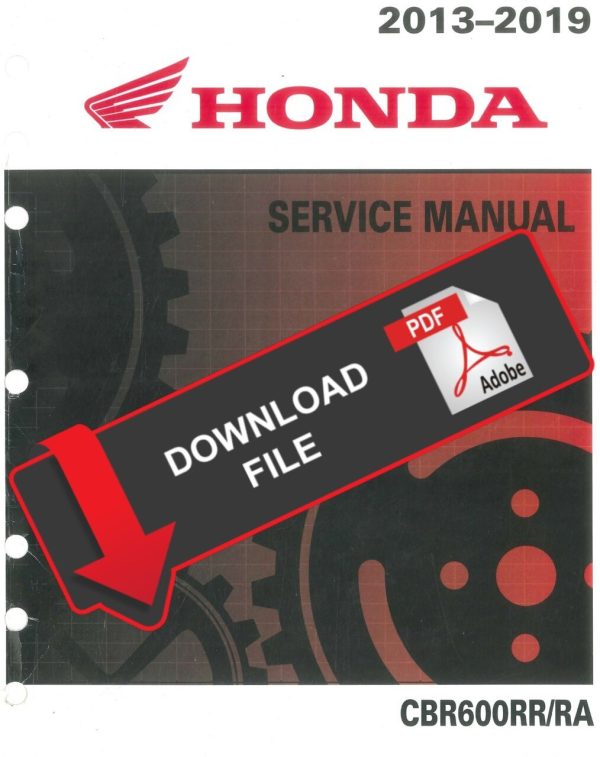 Honda 2019 CBR600RR Service Manual