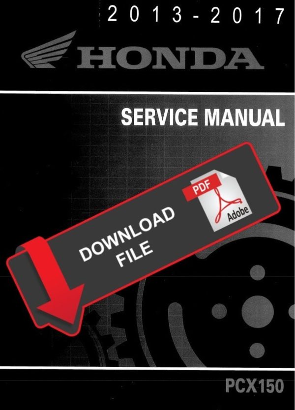 Honda 2013 PCX150 Service Manual