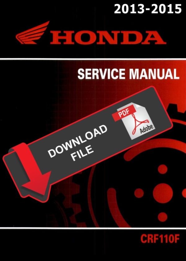 Honda 2013 CRF110F Service Manual