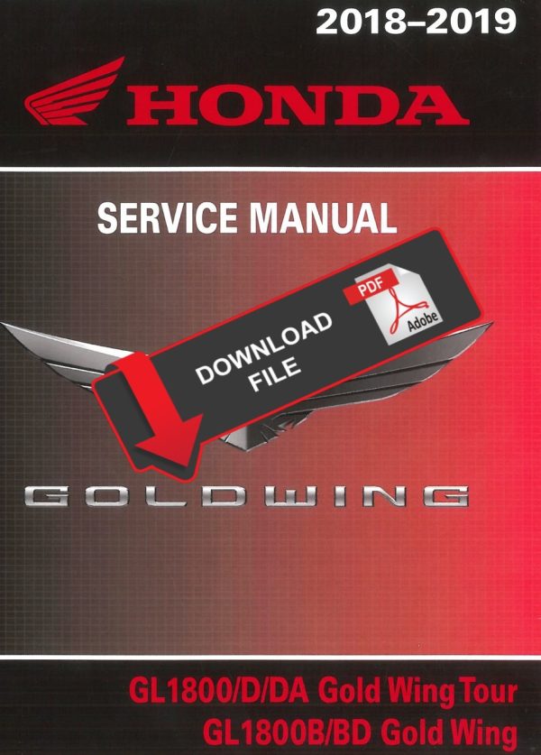 Honda 2018 Gold Wing 1800 Service Manual