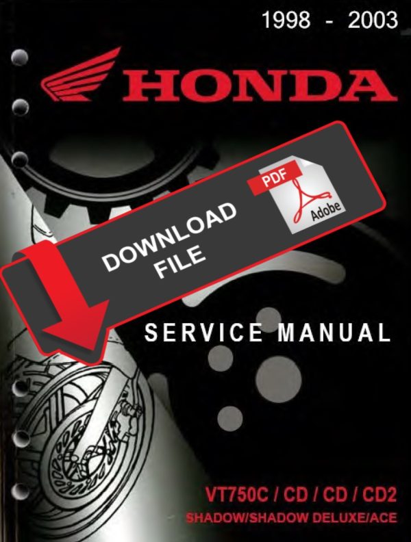 Honda 1999 Shadow 750 ACE Service Manual