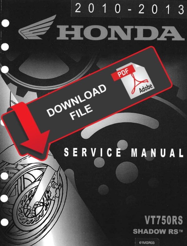Honda 2011 VT750RS Shadow RS Service Manual