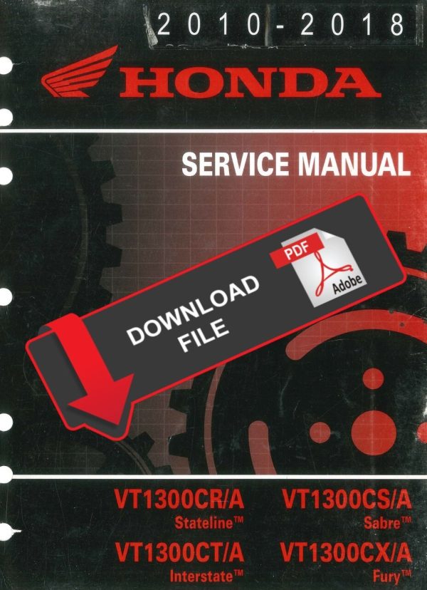 Honda 2011 VT1300CR Stateline Service Manual