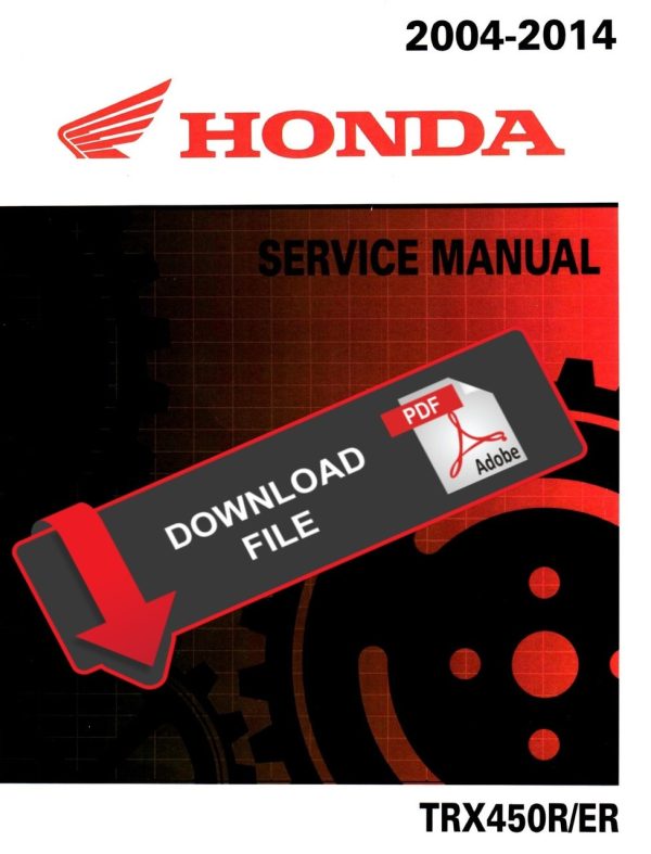 Honda 2011 TRX 450R Service Manual