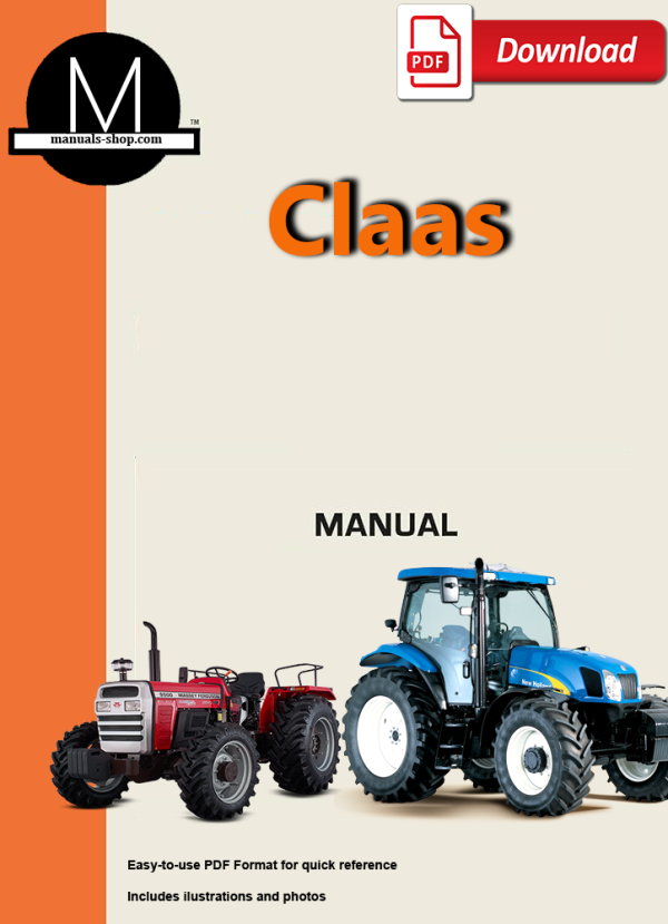 CLAAS Axion 850 Factory Service & Work Shop Manual