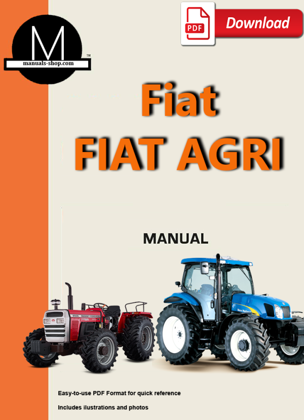 Workshop Manual Fiat Tractors Repair 115-90