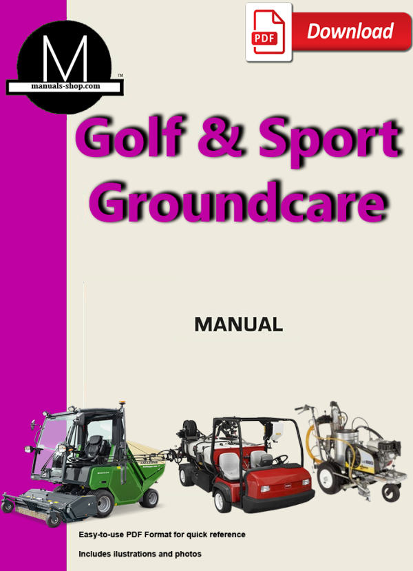 Toro Greens Aerator Factory Service & Work Shop Manual