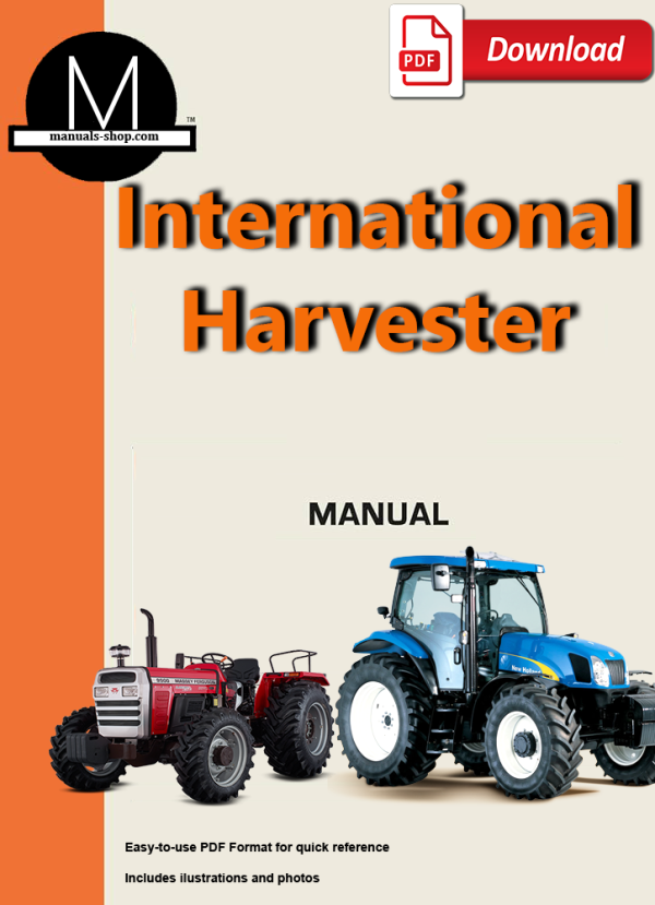 FARMALL 140 Tractor Preventive Maintenance Manual - INSTANT