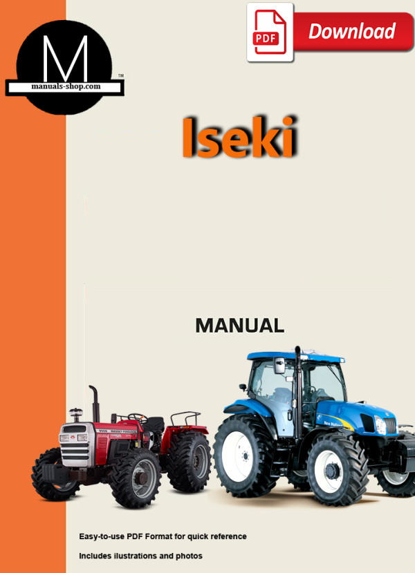 Iseki TG5330 TG5390 TG5470 Tractor Operation Maintenance Service Manual # 1