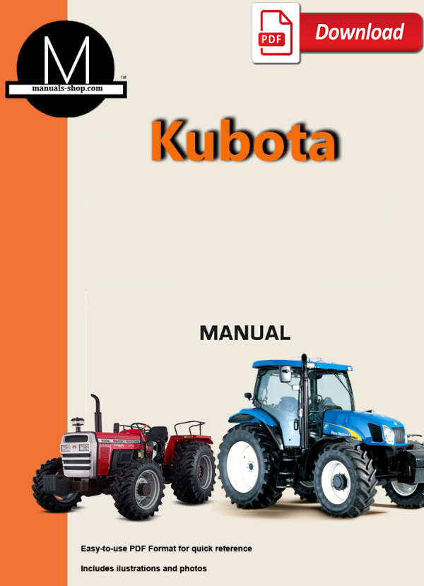 KUBOTA B2400 HSD Tractor Parts Manual ILLUSTRATED LIST IPL